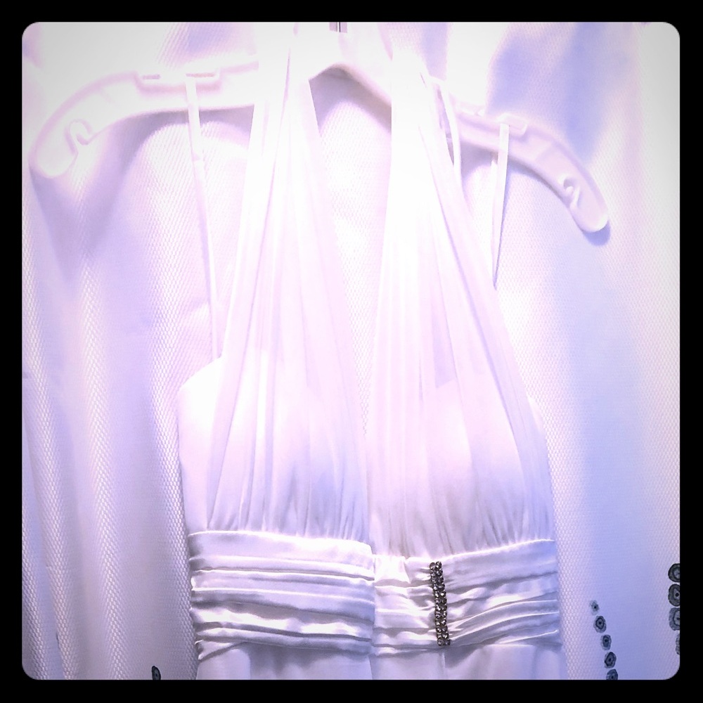 Sexy white Brides party dress